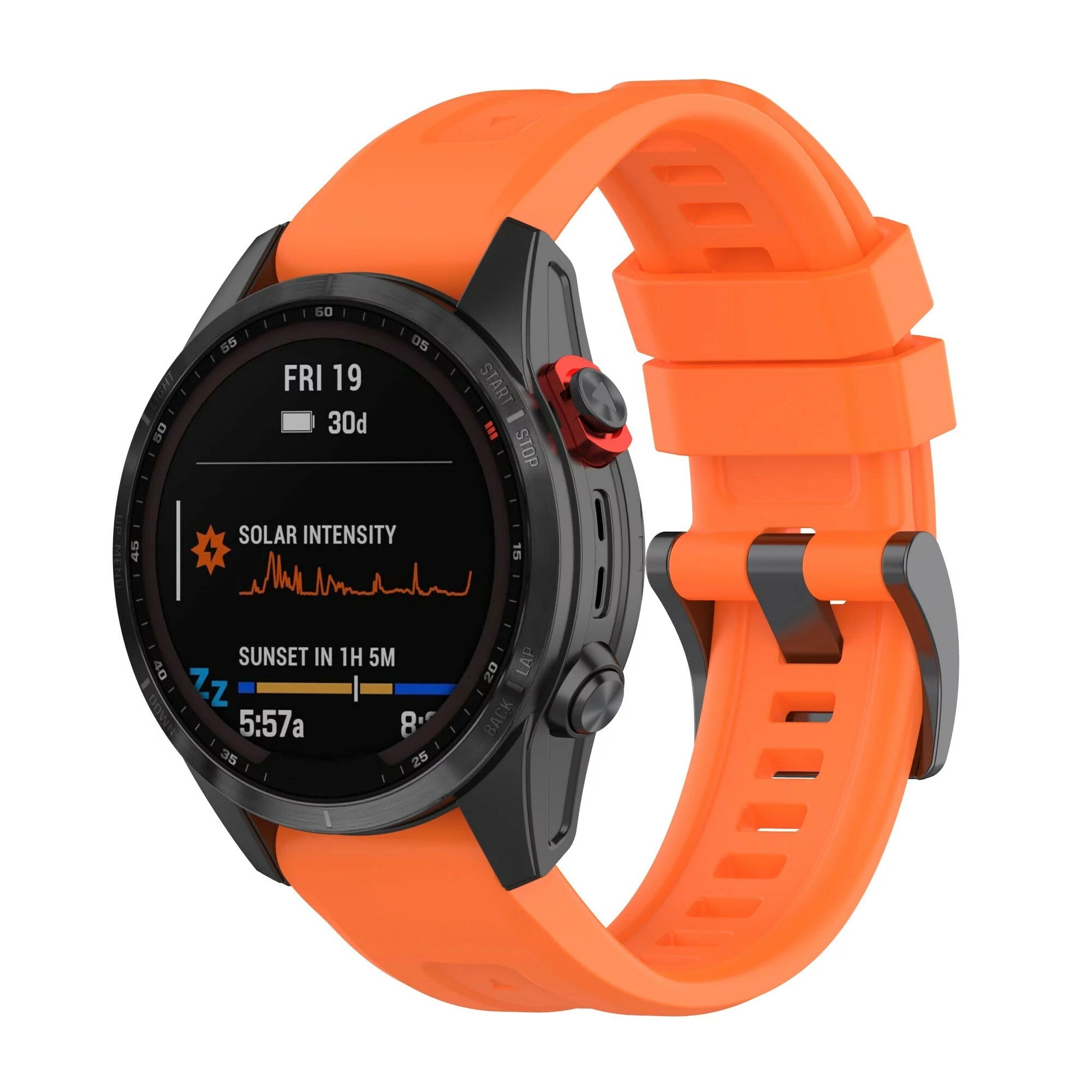 Garmin Quickfit Watch Strap Rubber Orange