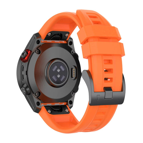 Garmin Quickfit Uhrenarmband aus Gummi, Orange