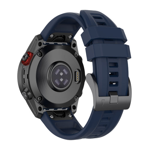 Garmin Quickfit Uhrenarmband aus Gummi, dunkelblau