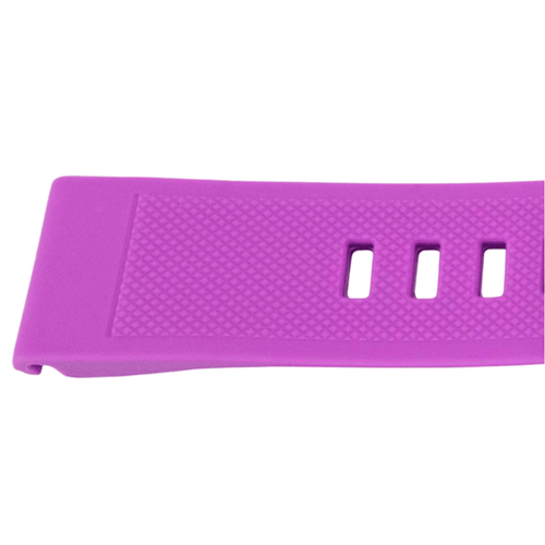 22MM QuickFit Silicone Strap with Black Buckle for Garmin Fenix ​​5 / Forerunner in Purple