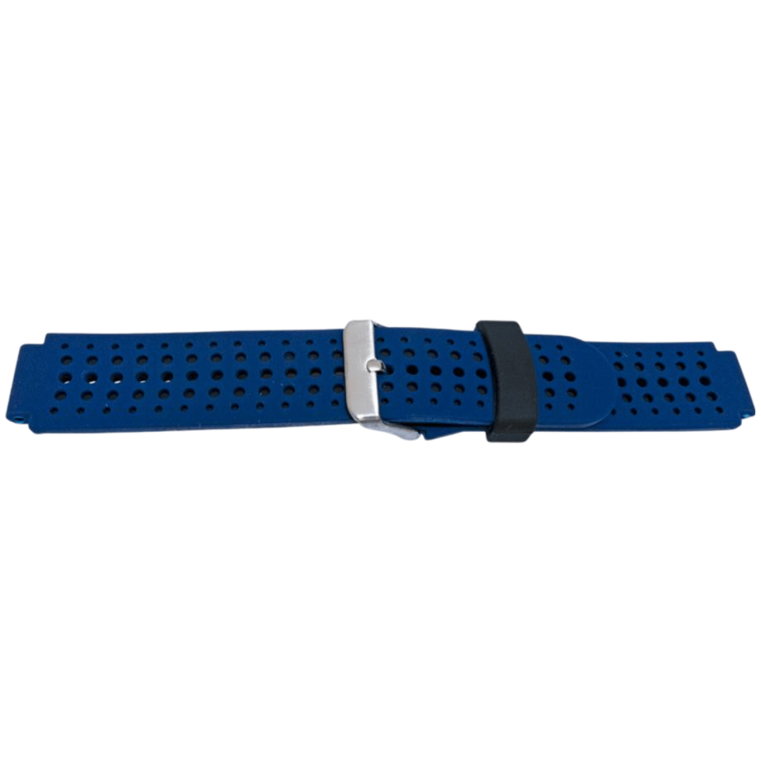 16MM Silicone Strap for Garmin Forerunner 220/235 in Blue with Black Details