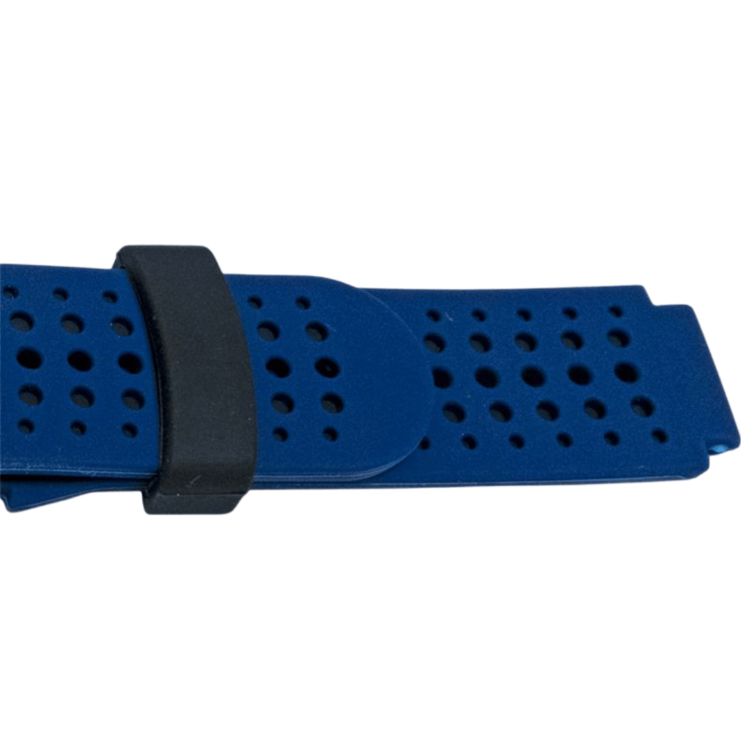 16MM Silicone Strap for Garmin Forerunner 220/235 in Blue with Black Details