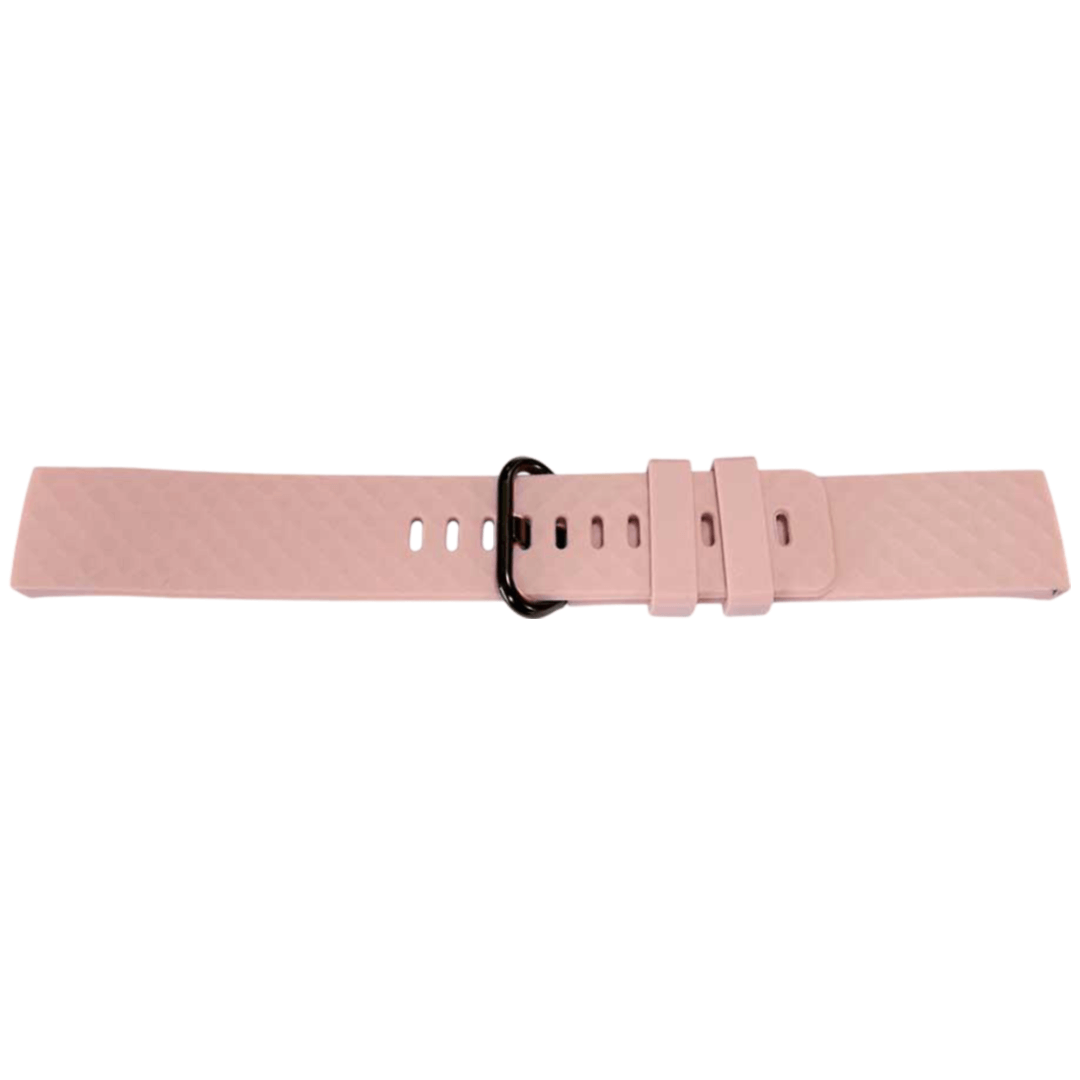 Pink silicone strap for Fitbit Charge 3
