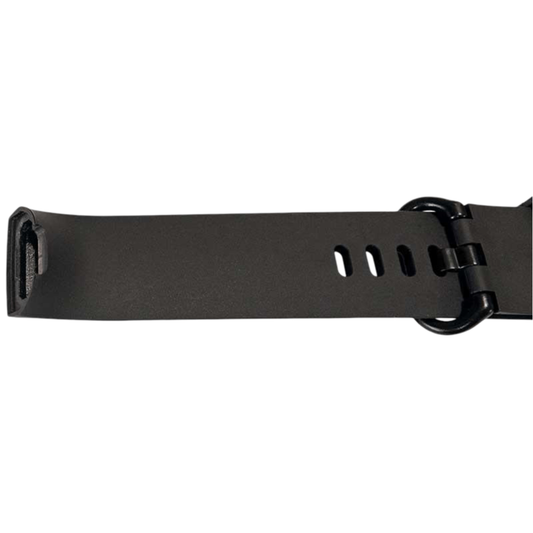Silicone strap in black for Fitbit Charge 3