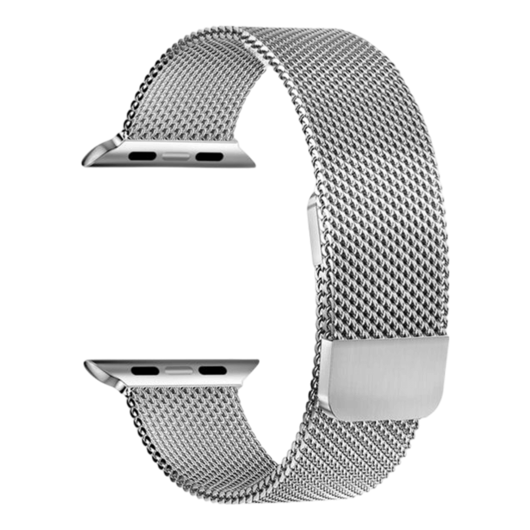 Milanese 2-part watch strap in steel for Apple Watch