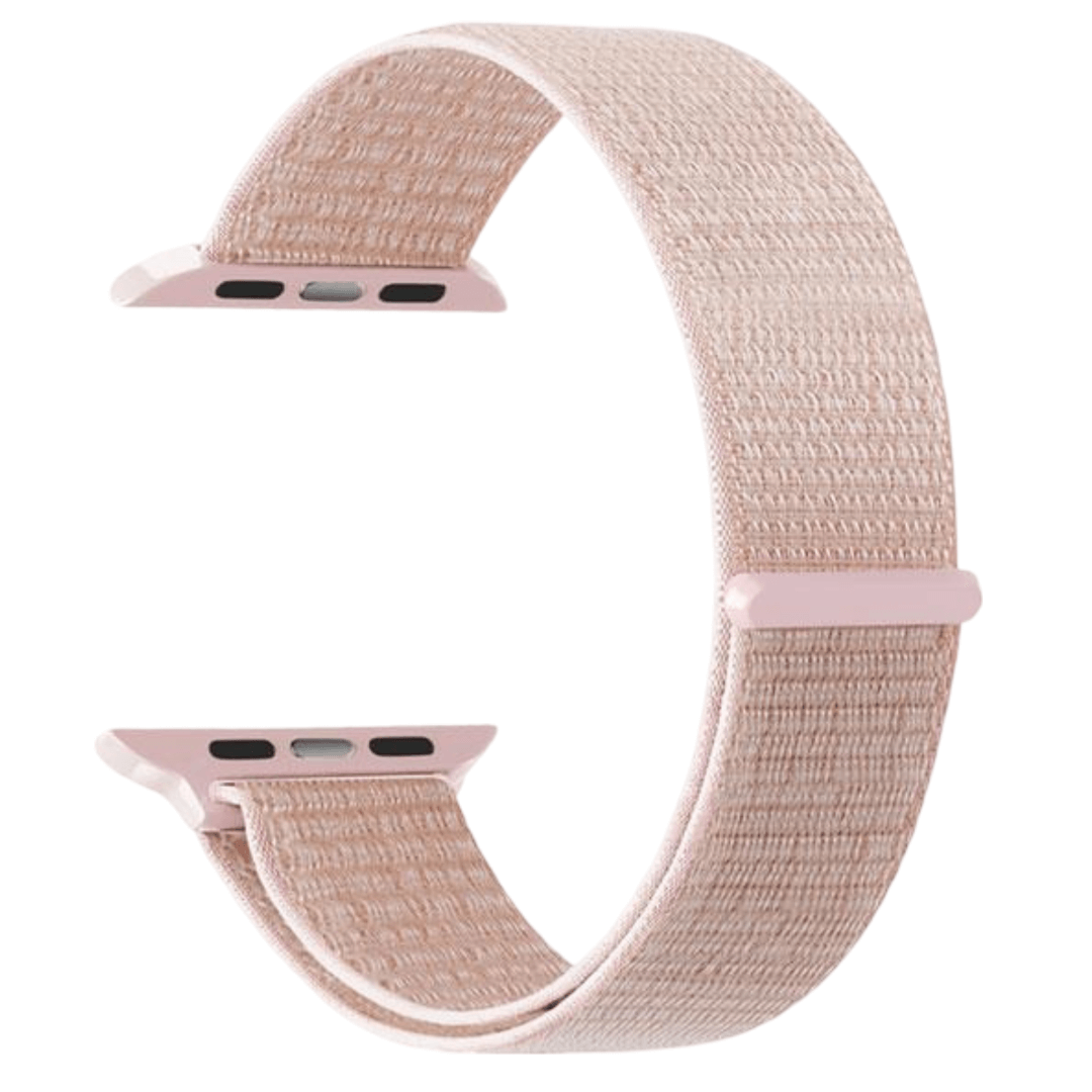 Rose gold nylon strap for Apple Watch