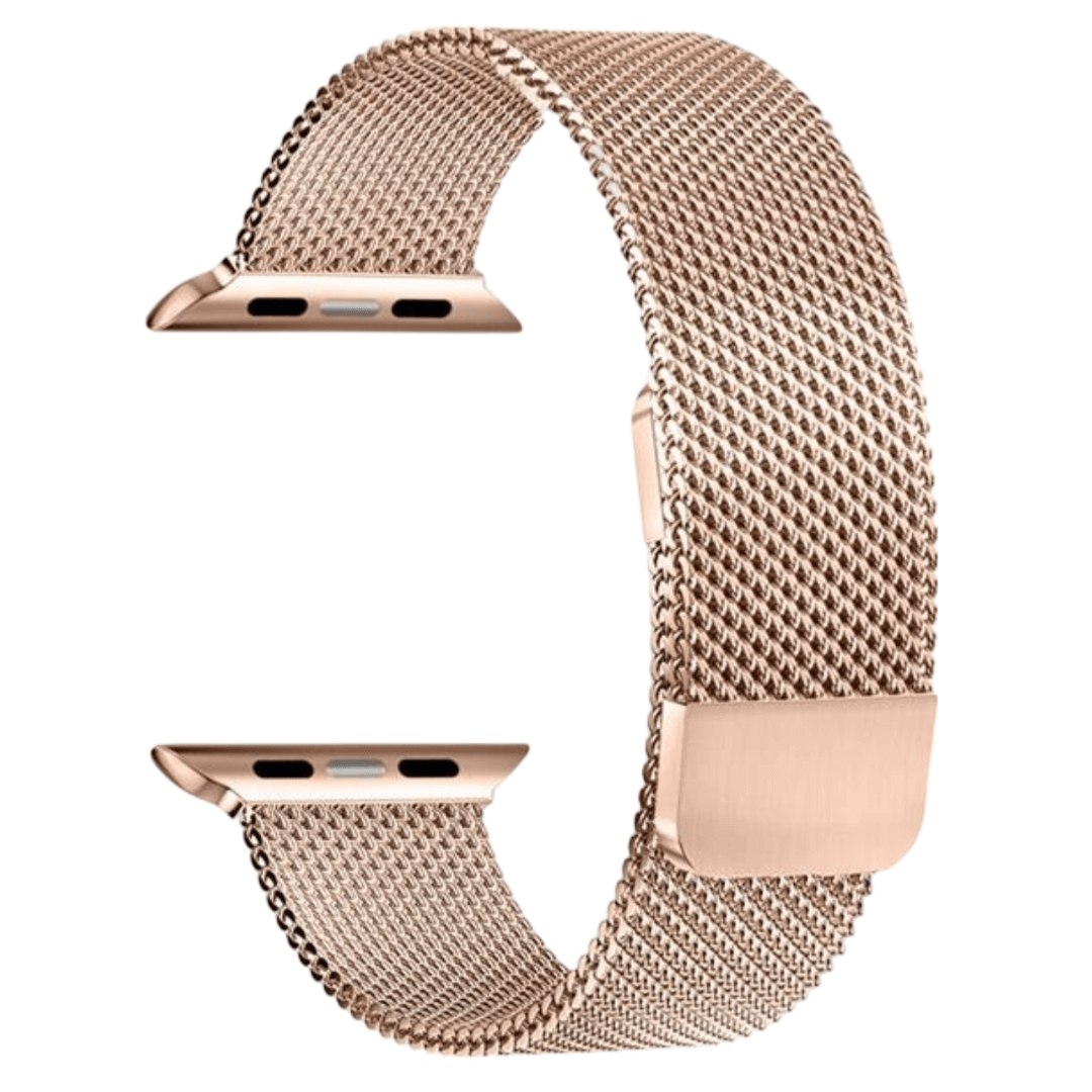 Milanese 2-piece watch band in rose gold for Apple Watch
