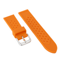 Orangefarbenes Silikonarmband