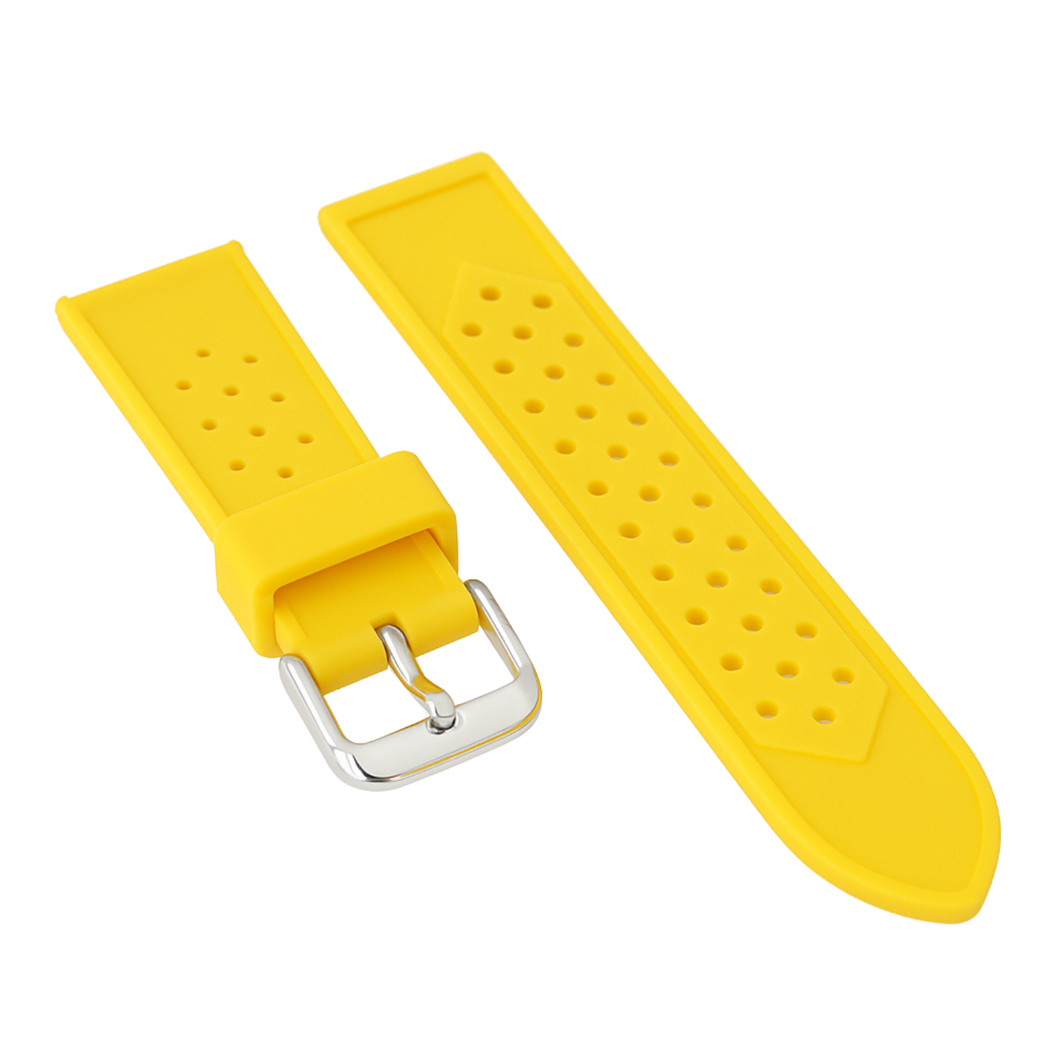 Yellow Exotic Silicone Strap
