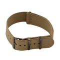 Khakifarbenes NATO-Armband mit gunmetalfarbener Schnalle