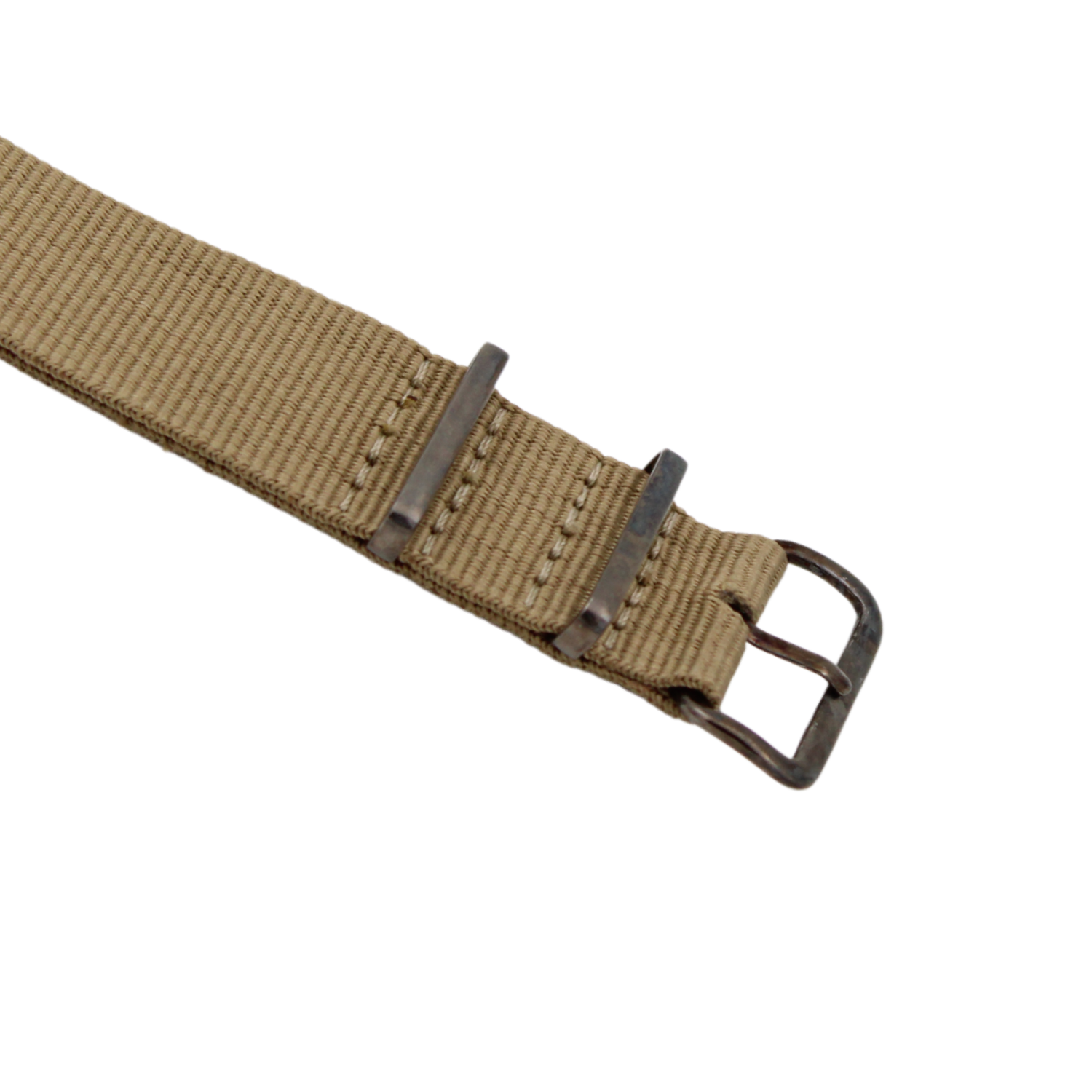 Khaki nato strap with gunmetal buckle