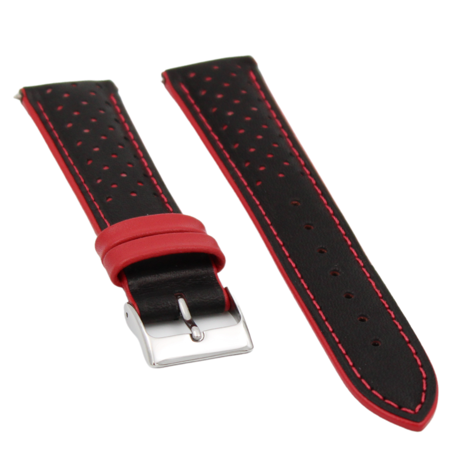 Sardegna red leather strap