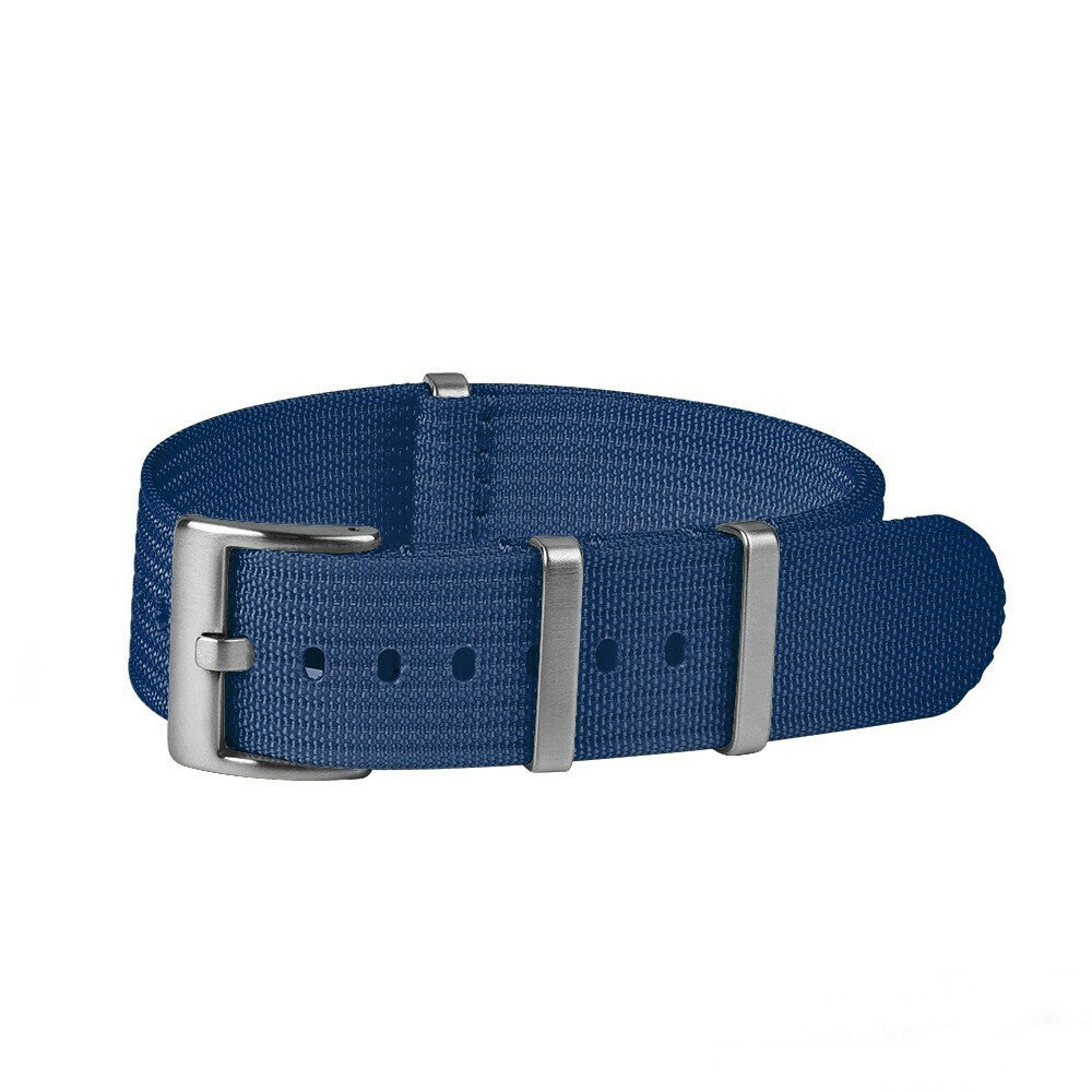 Ribbed Nato Strap Dark blue