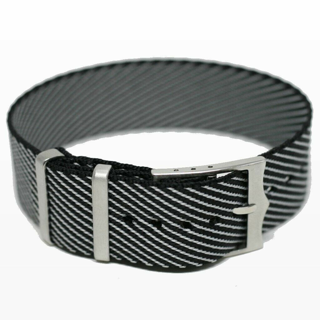 Twill Strap 20MM Black/grey