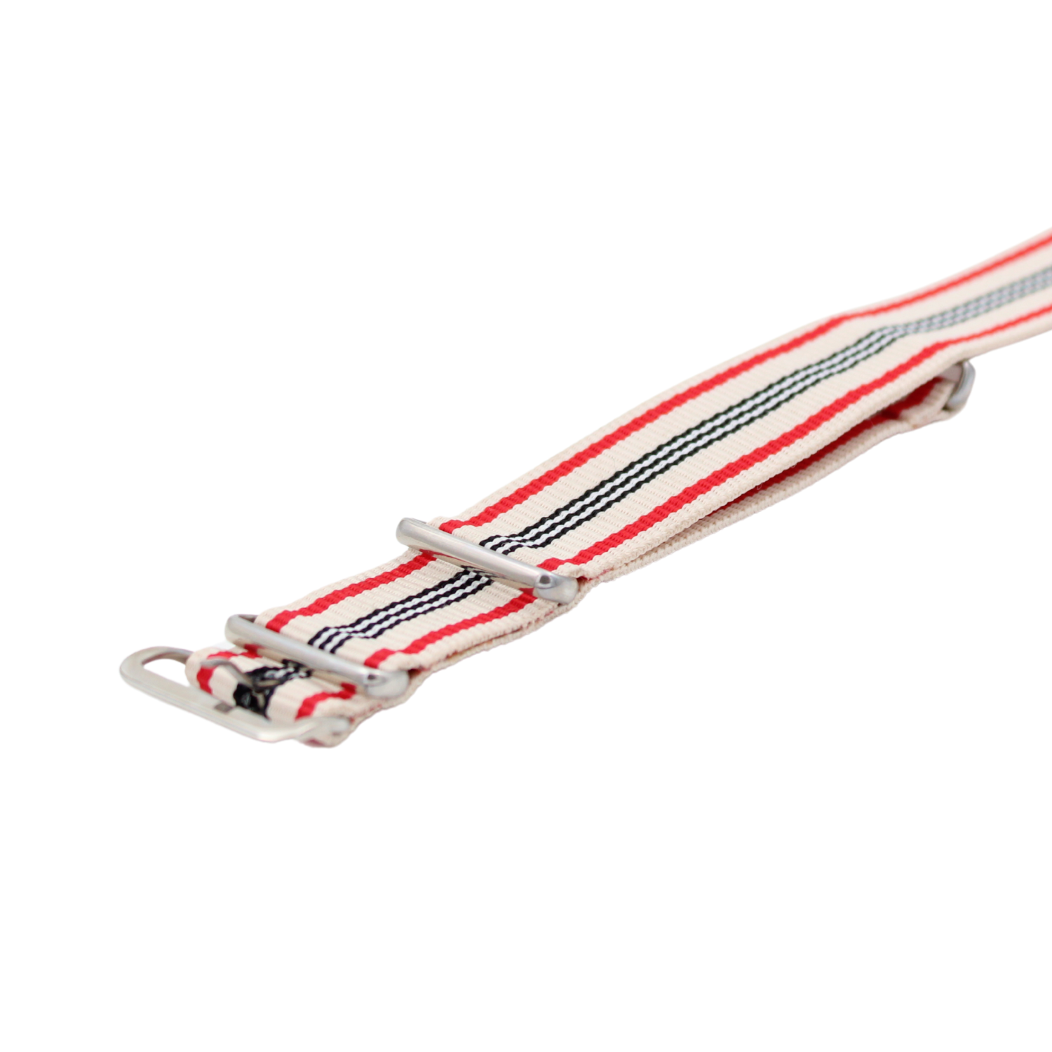 Nato strap White/red/blue