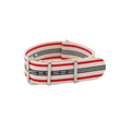 NATO-Armband Weiß/Rot/Blau