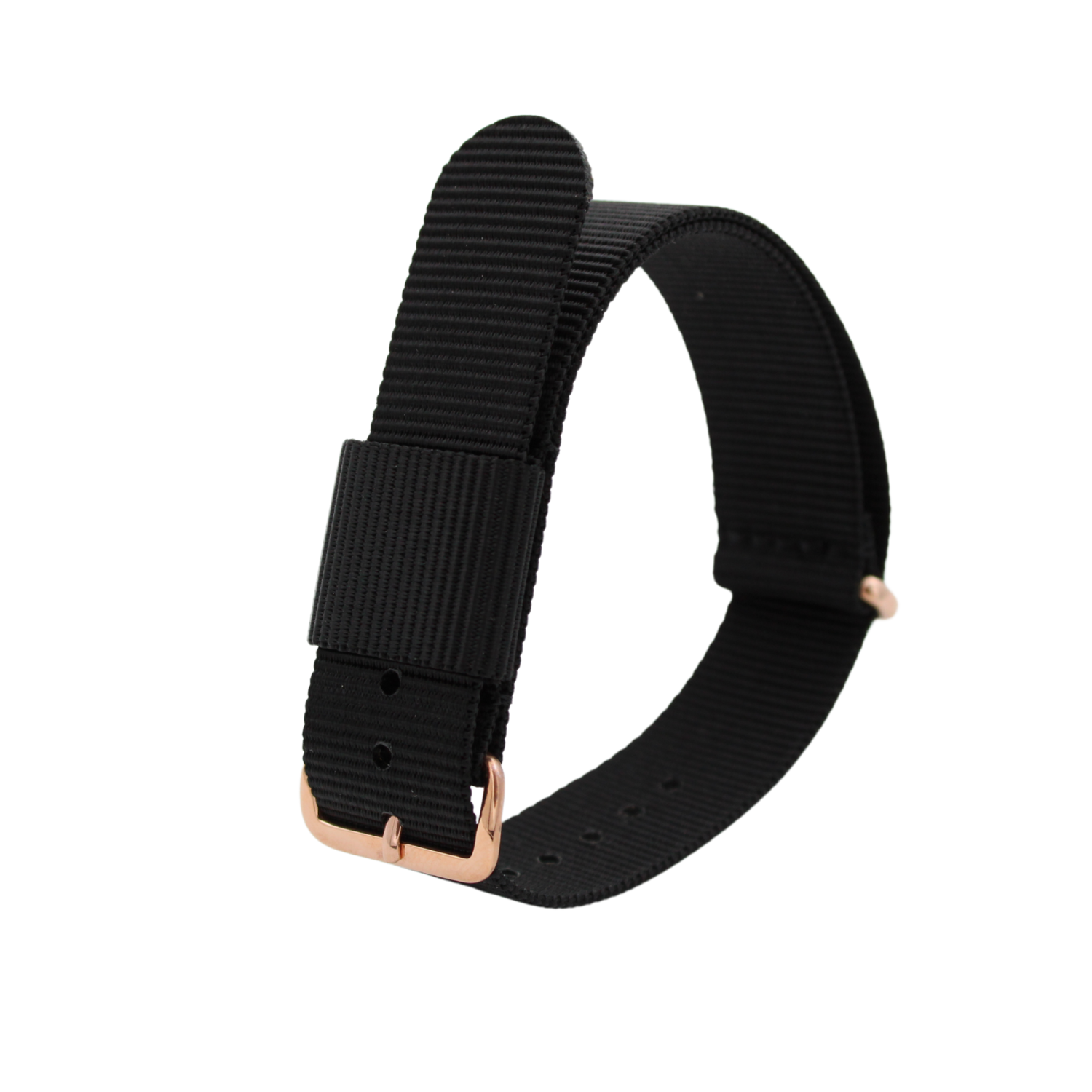 Nato strap Rose Gold Black 20mm