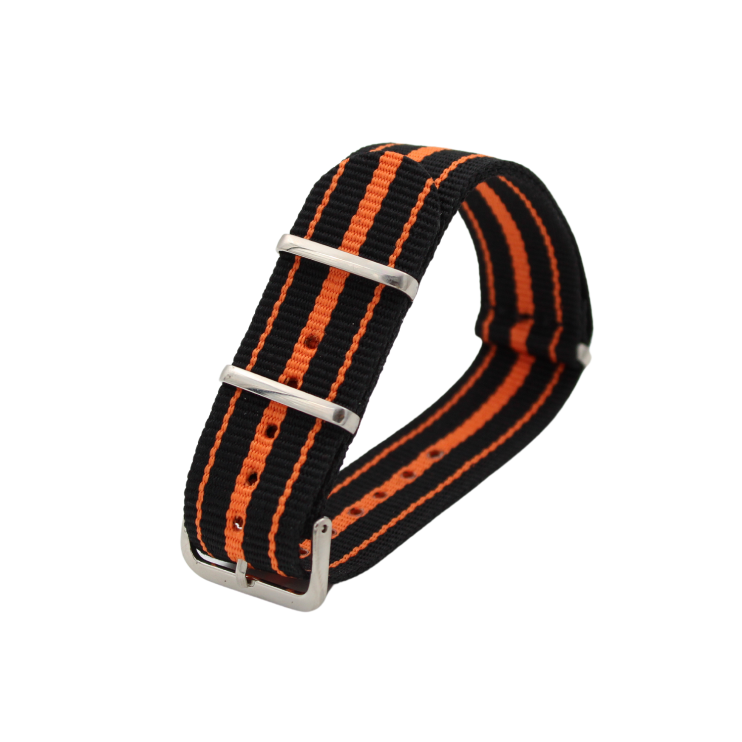 NATO Strap Black / Orange
