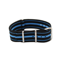 NATO-Armband Schwarz/Blau