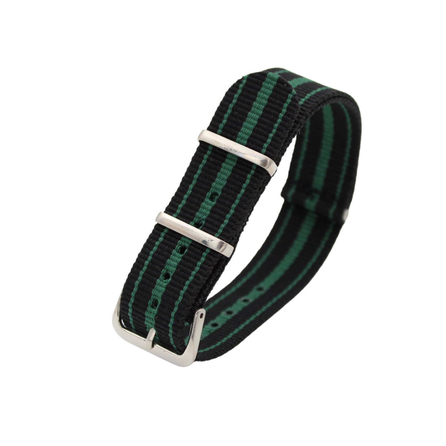 NATO Strap forest - Black/green