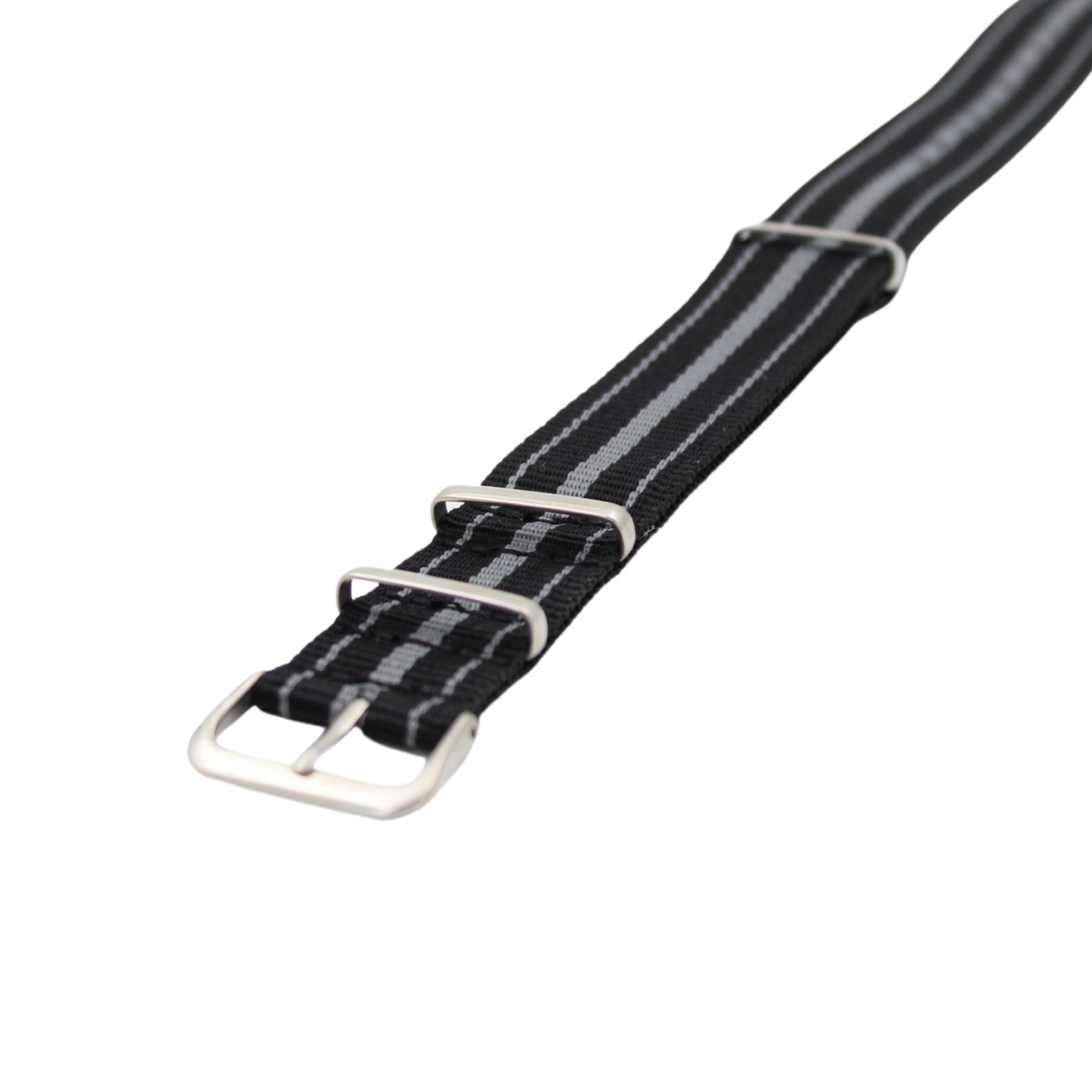NATO Strap slate - Black/gray