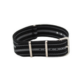 NATO Strap slate - Black/gray