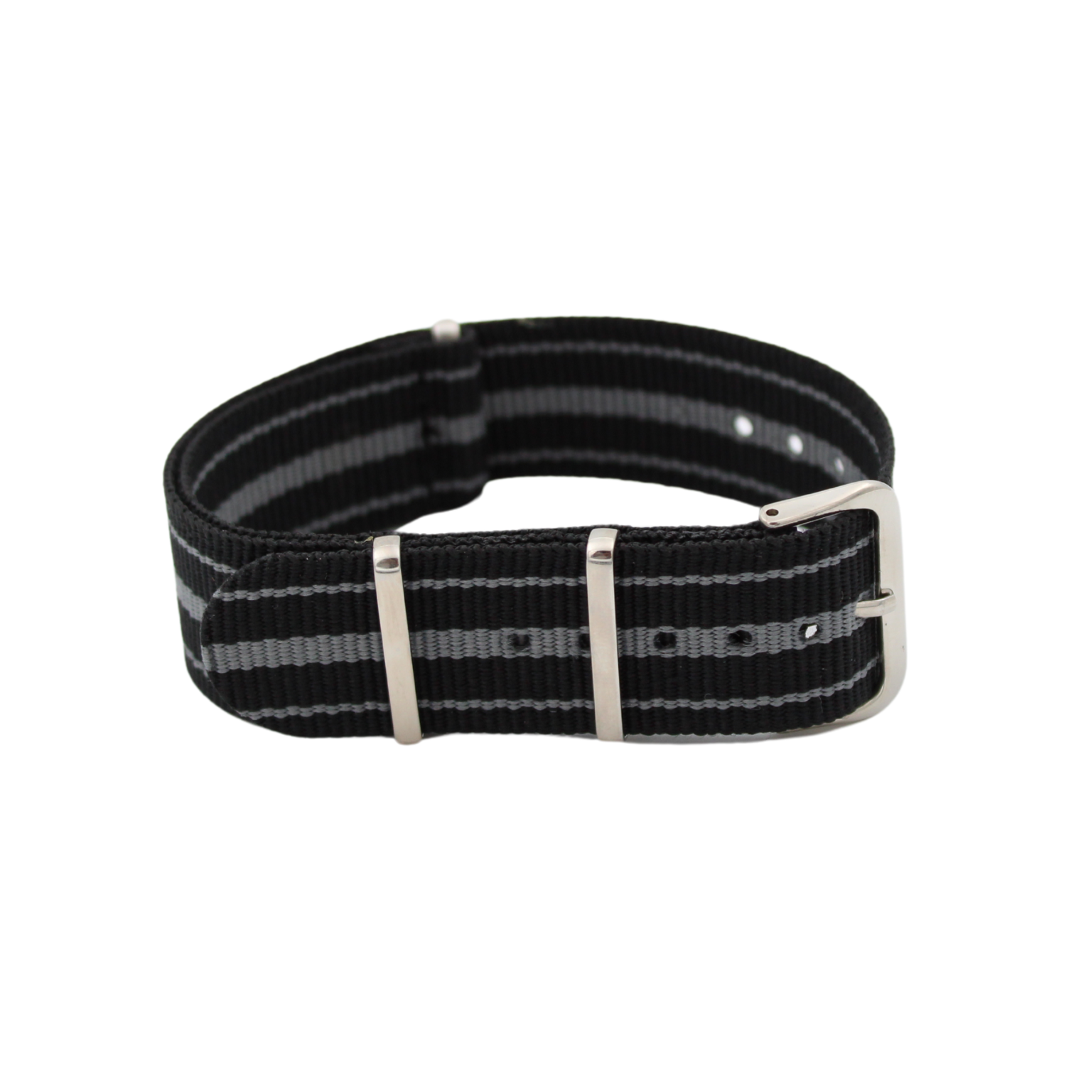 NATO Strap slate - Black/gray
