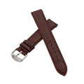 Verona Croco – Gebogenes braunes Lederarmband mit Alligatorprägung