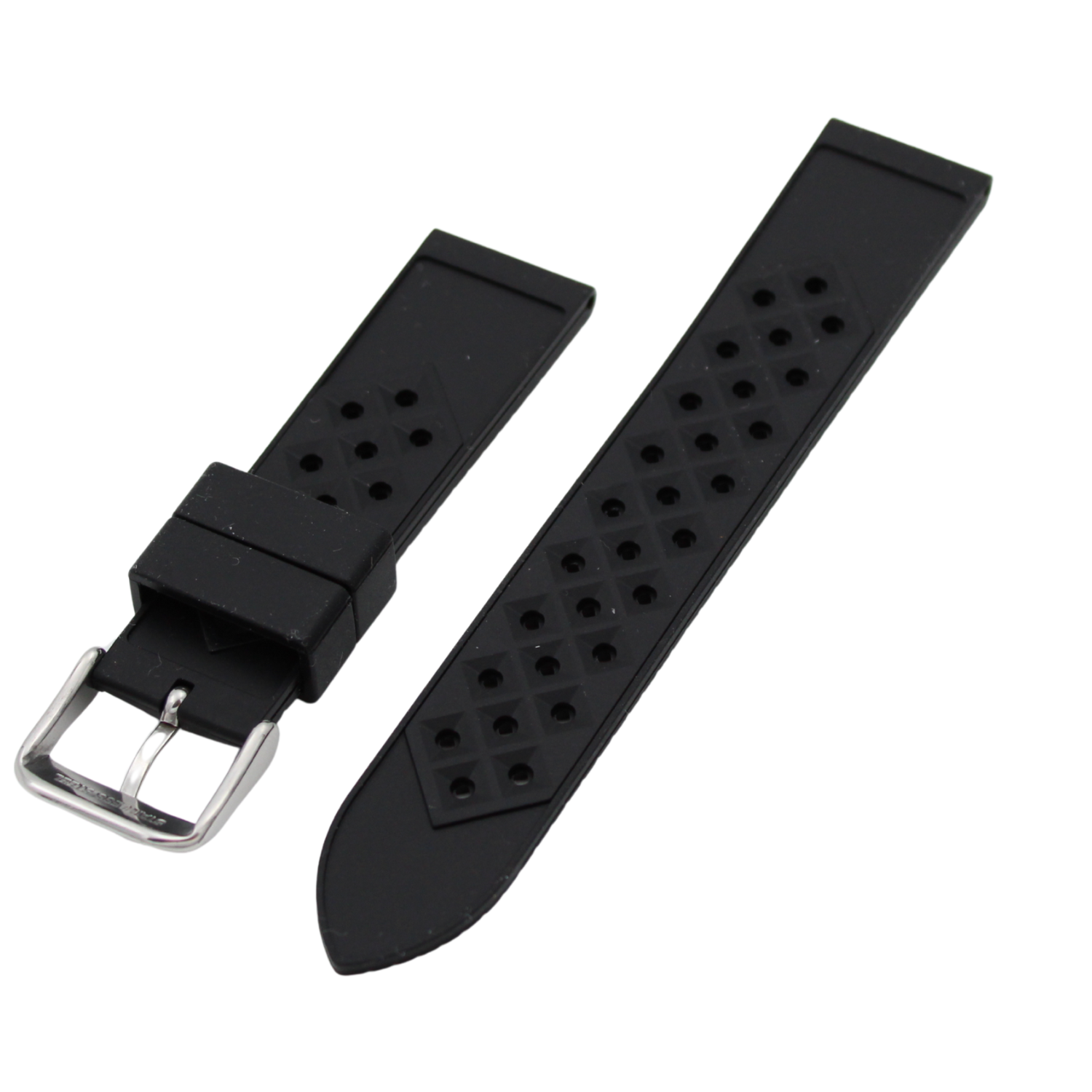 Black Exotic Silicone Strap