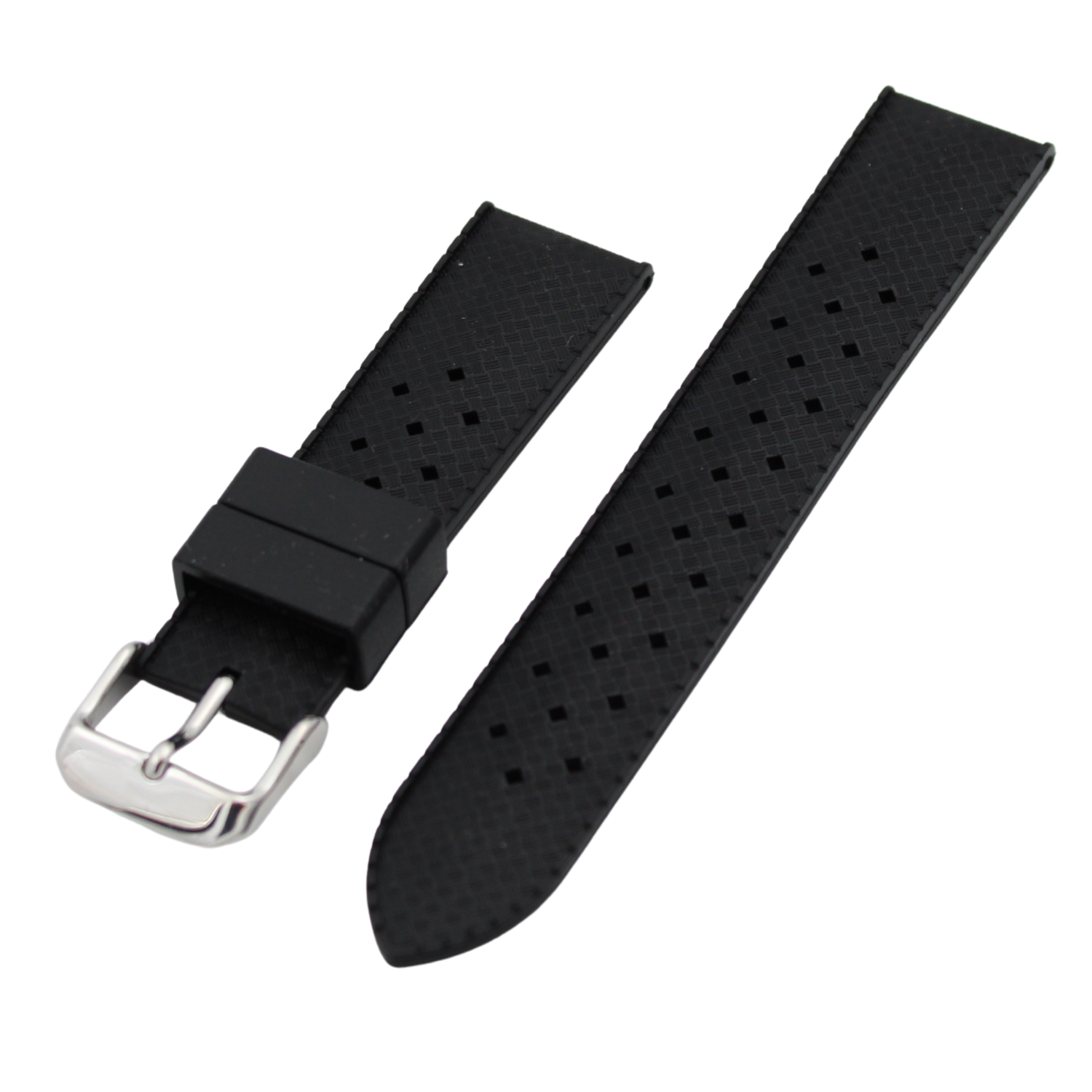 Black Exotic Silicone Strap