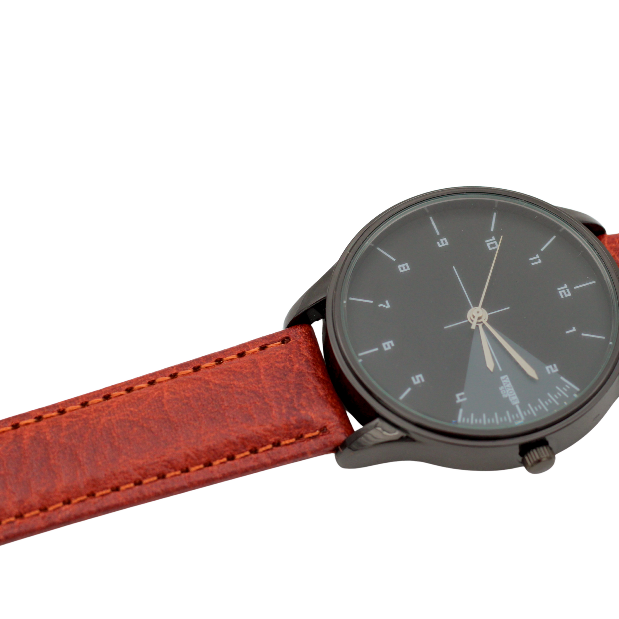 Sicilia classic Brown leather strap XL