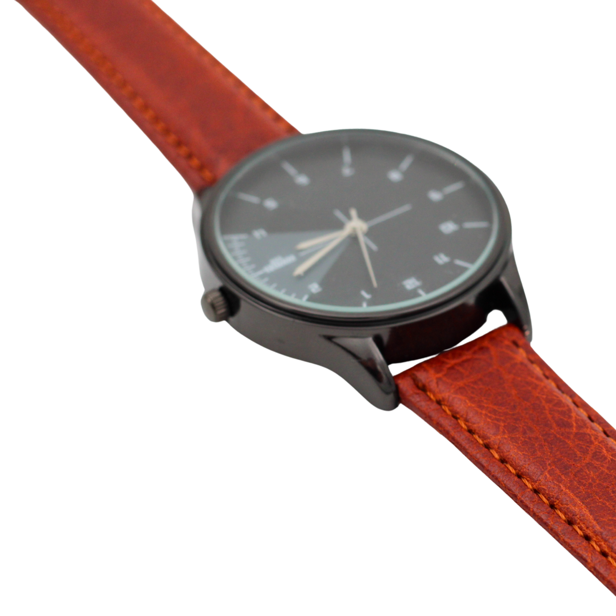 Sicilia classic Brown leather strap XL