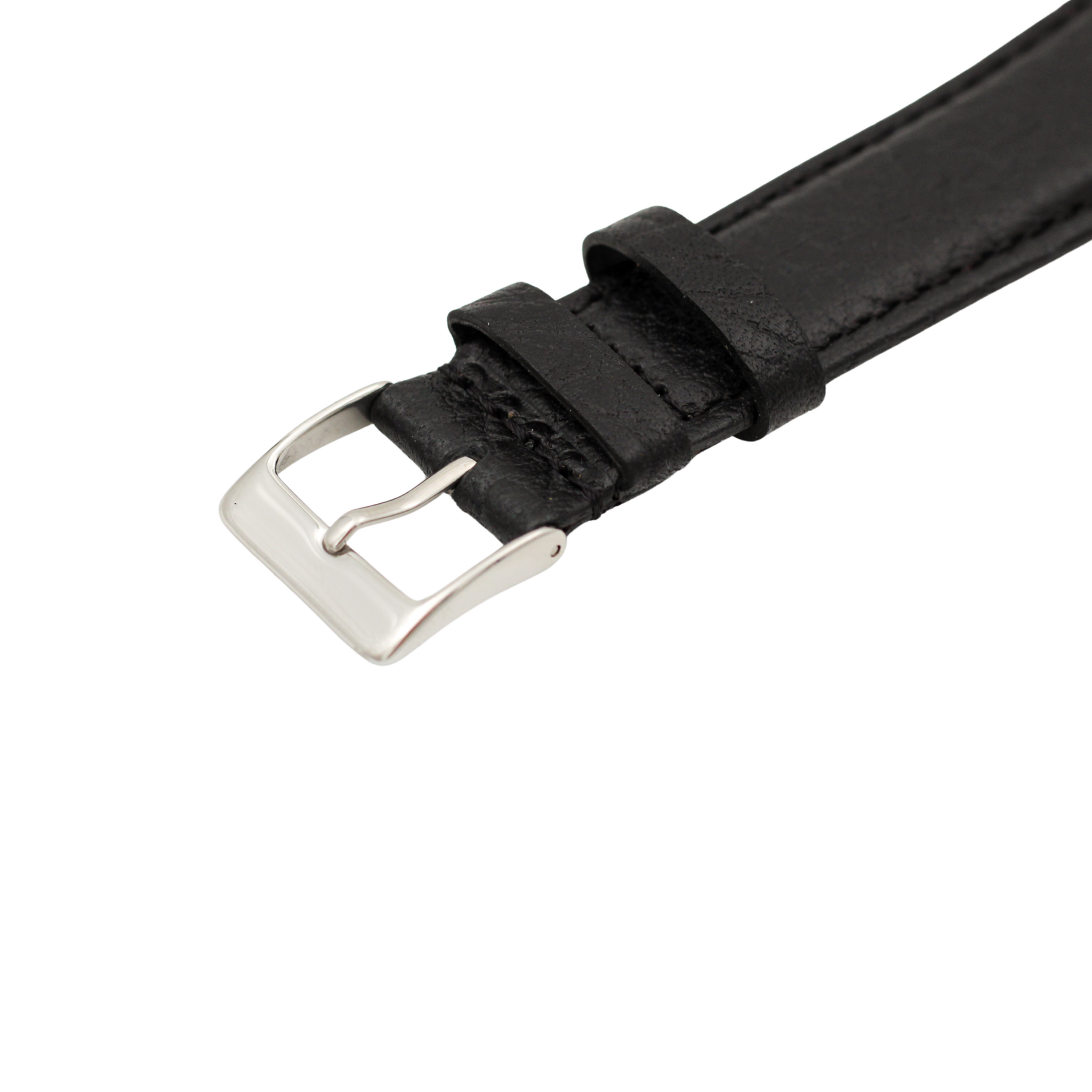 Sicilia classic Black leather strap XL