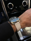 Saffiano Leather Strap White