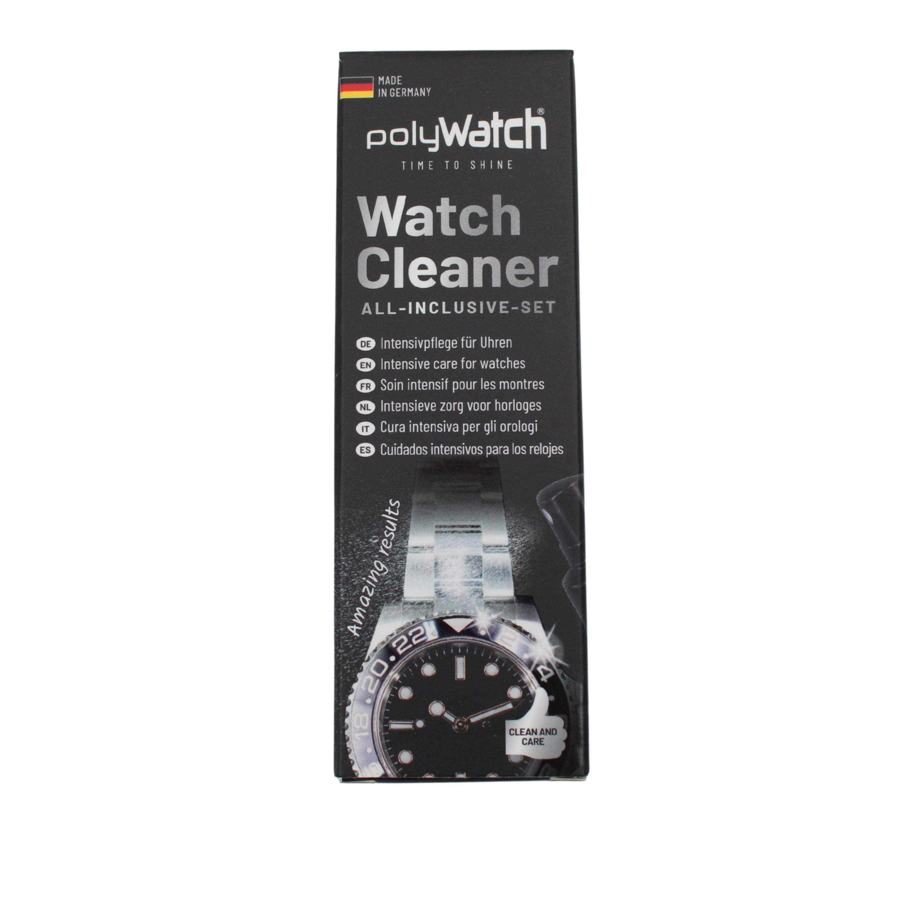 Uhrenreiniger mit Mikrofasertuch