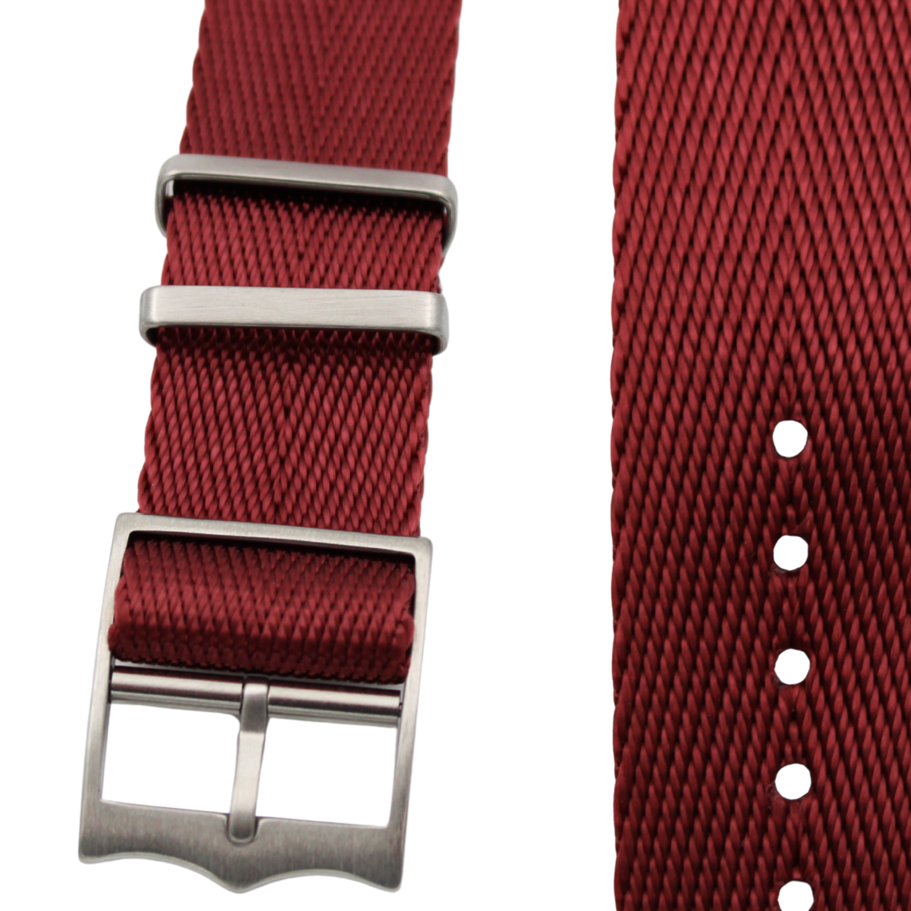 Natoreim fiskebeinmønster  - Rød