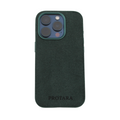 PROTARA Alcantara iPhone 14 Pro cover - Expedition Green