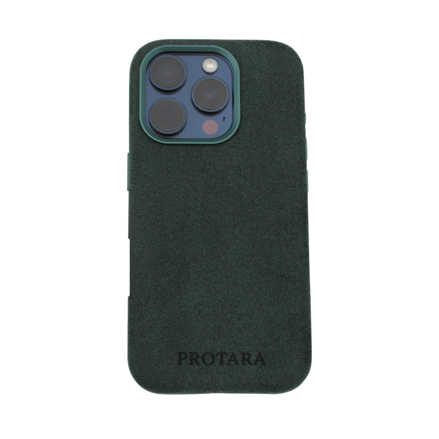 PROTARA Alcantara iPhone 16 Pro deksel - Expedition Green