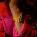 Ribbed Nato Strap Yellow