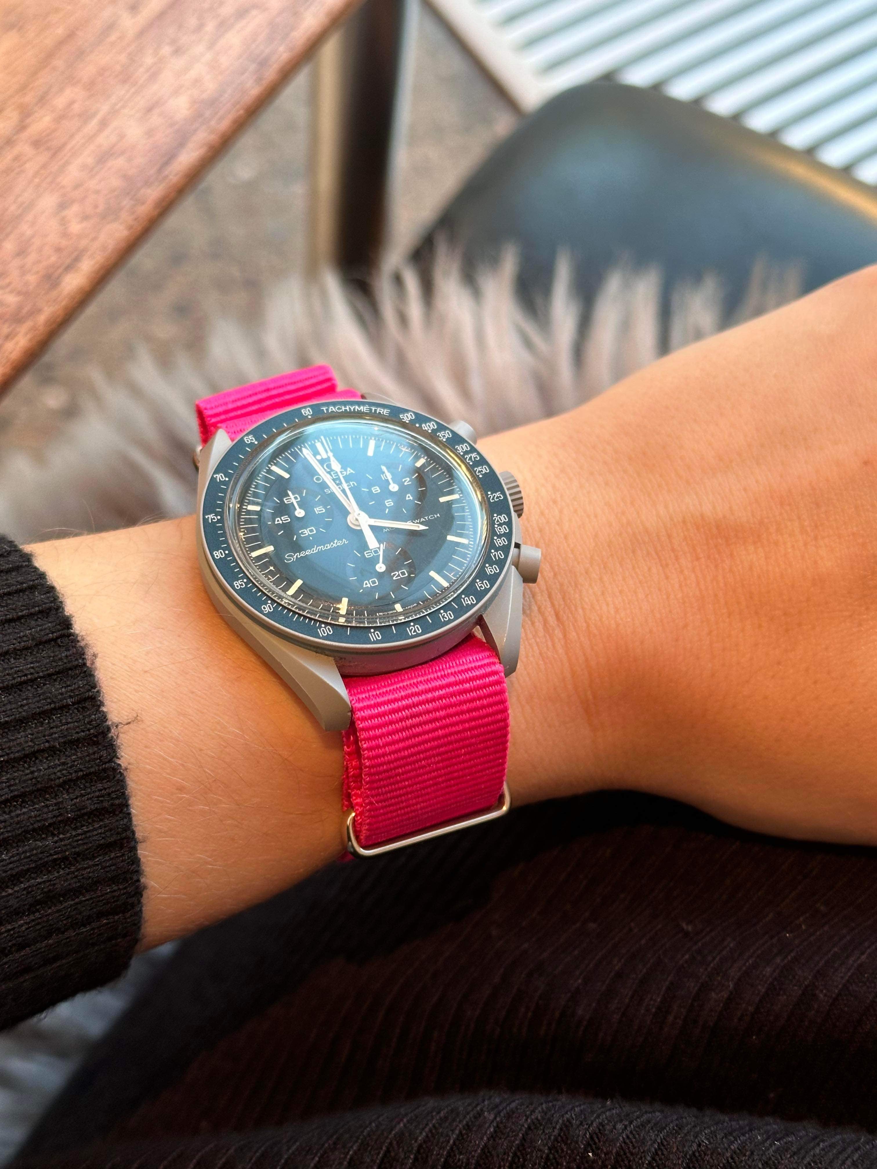 NATO Strap 20MM FL-Pink