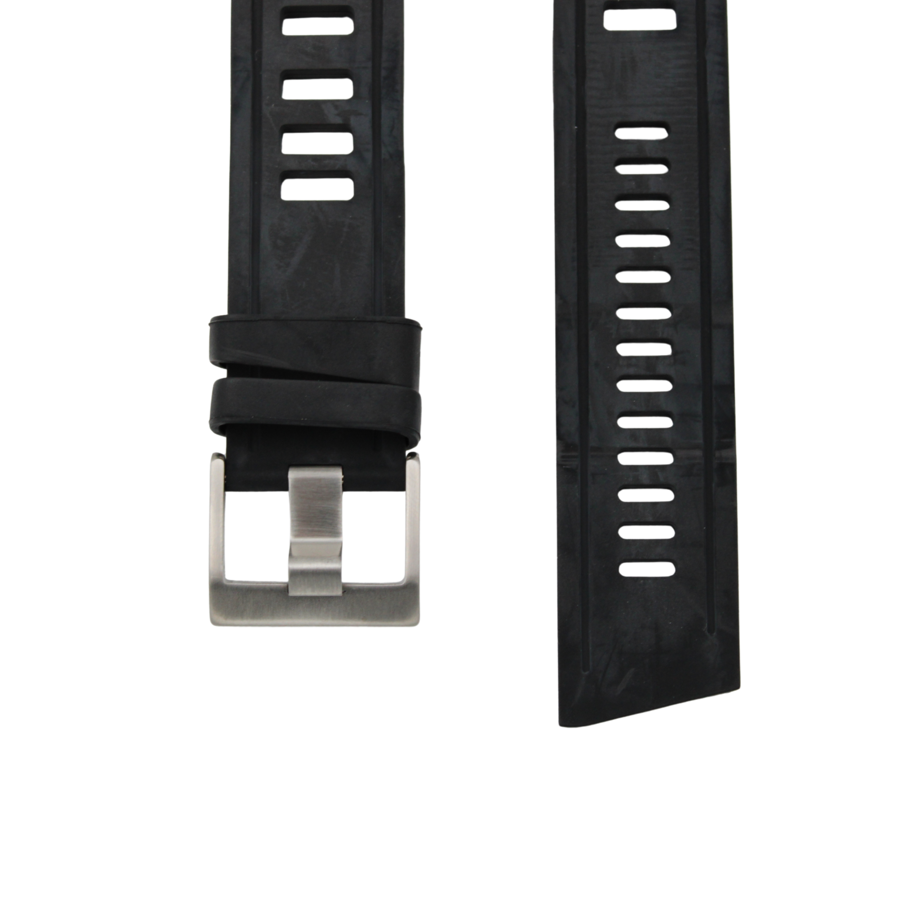 Diver silicone strap - black