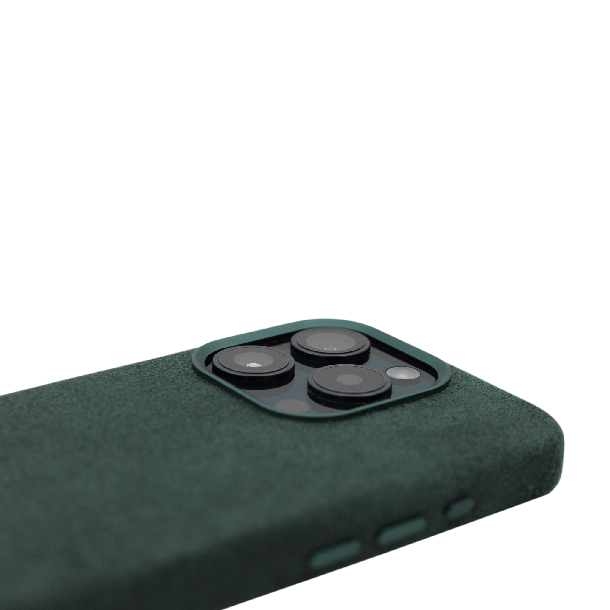 PROTARA Alcantara iPhone 15 Pro Max deksel - Expedition Green