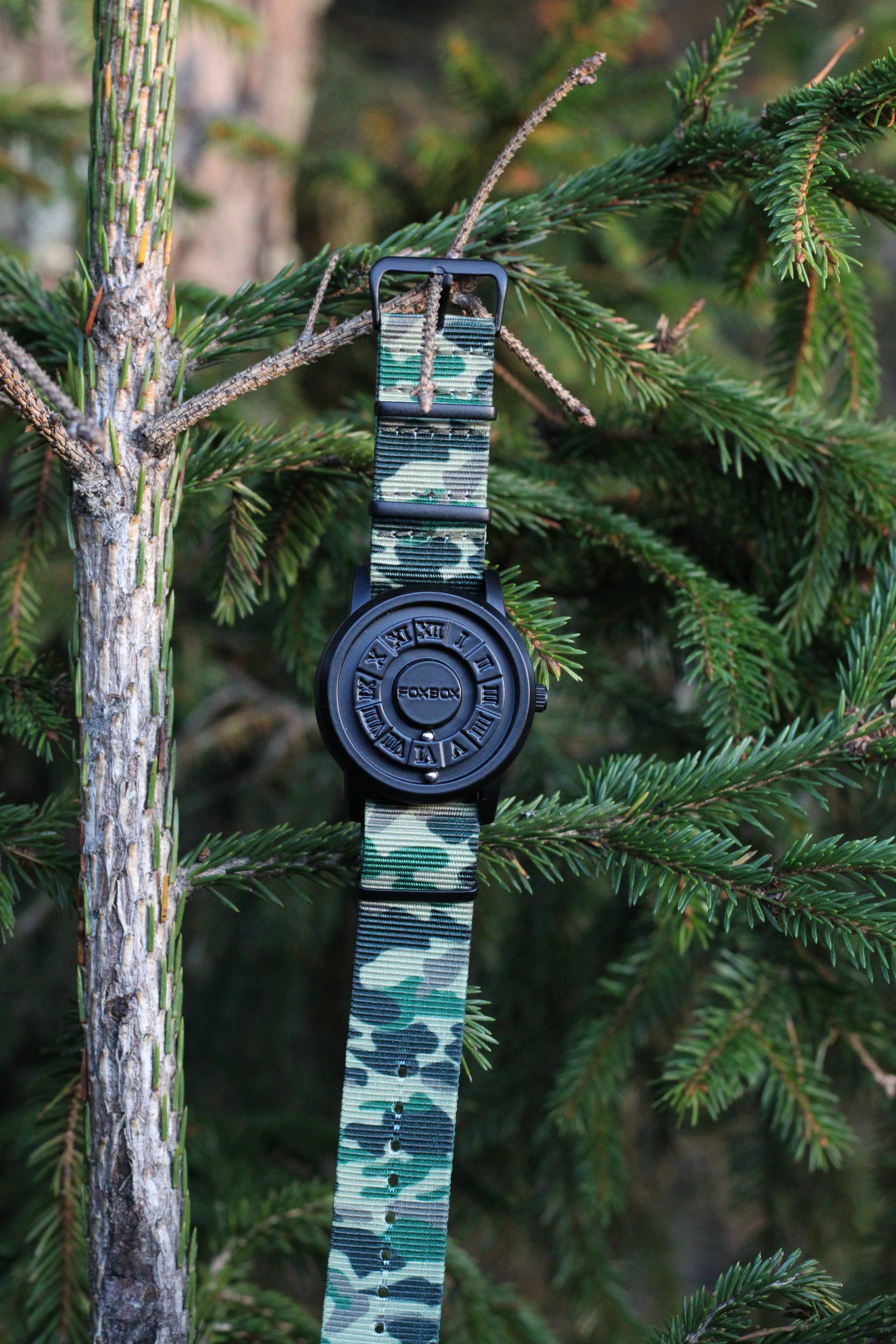 Nato Strap - Woodland camouflage