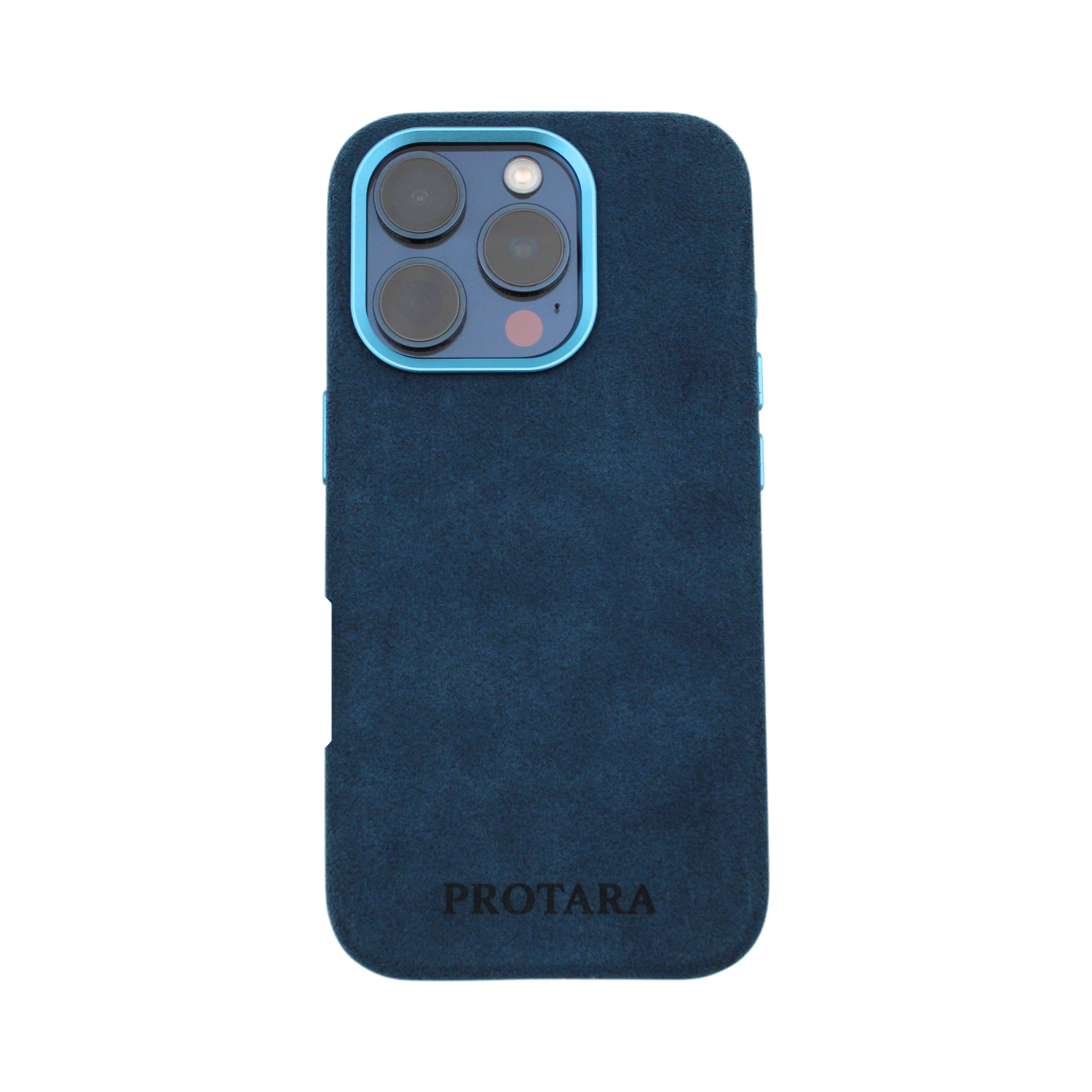 PROTARA Alcantara iPhone 16 Pro deksel - Ocean Voyage Blue